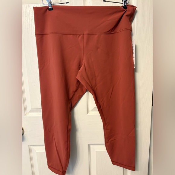 NWT Lululemon Wunder Train HR Tight 25” Size 20 Dark Terracota DKTE MSRP $98 - Picture 1 of 4